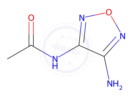 Chemical structure of N-(4-Amino-1,2,5-oxadiazol-3-yl)acetamide
