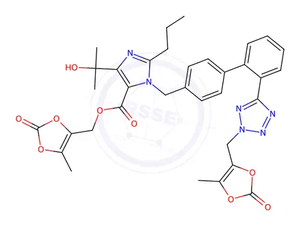 Chemical structure of Olmesartan impurity 102