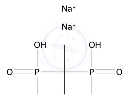 Chemical structure of Etidronate Disodium (1268502)