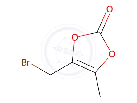 Chemical structure of 4-(bromomethyl)-5-methyl-1,3-dioxol-2-one