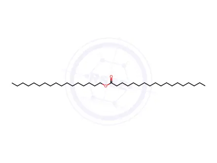 Chemical structure of Octadecanoic acid heptadecyl ester