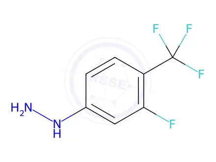 Chemical structure of (3-Fluoro-4-(trifluoromethyl)phenyl)hydrazine