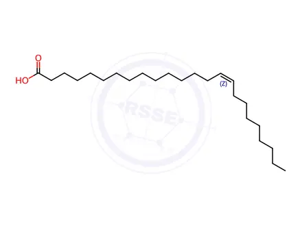Chemical structure of Nervonic acid