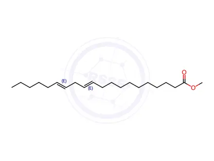 Chemical structure of cis-11,14-Eicosadienoic acid methyl ester