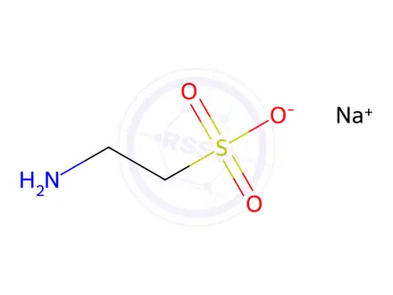 Chemical structure of Taurine Sodium