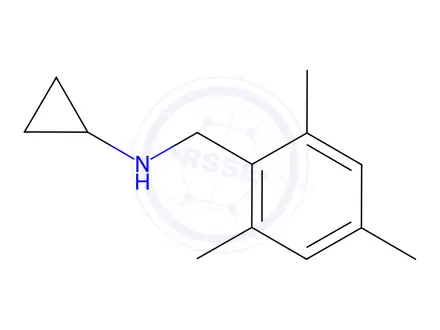 Chemical structure of n-(2,4,6-Trimethylbenzyl)cyclopropanamine