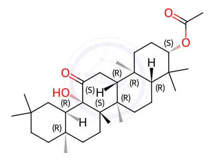 Chemical structure of Rubiprasin B