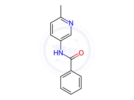 Chemical structure of Benzamide, N-(6-methyl-3-pyridinyl)-