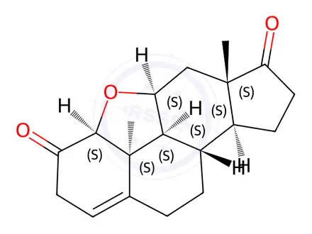 Chemical structure of Prednisone Impurity 34