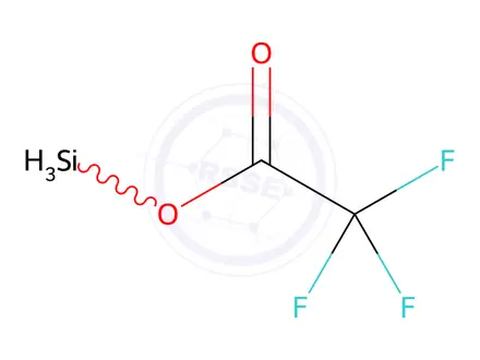 Chemical structure of silyl(trifluoroacetate)