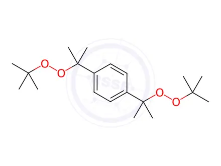 Chemical structure of Bis(tert-butyldioxyisopropyl)benzene