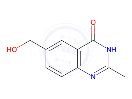 Chemical structure of 6-(hydroxymethyl)-2-methylquinazolin-4(3H)-one