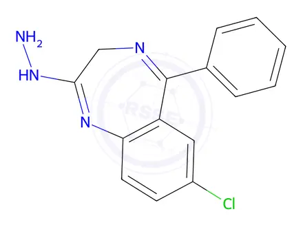 Chemical structure of Diazepam Impurity 28