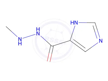 Chemical structure of 1H-Imidazole-4-carboxylicacid,2-methylhydrazide(9CI)