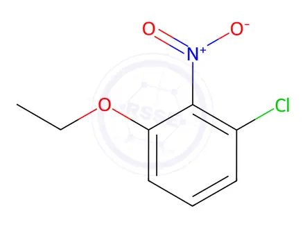 Chemical structure of Benzene, 1-chloro-3-ethoxy-2-nitro-