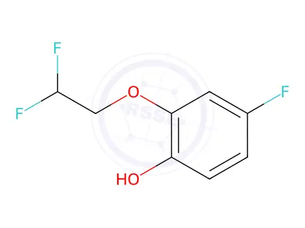 Chemical structure of 4-Fluoro-2-(2,2-difluoroethoxy)phenol