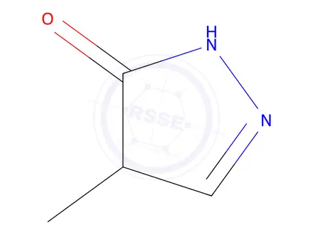 Chemical structure of 4-methyl-1H-pyrazol-3-ol