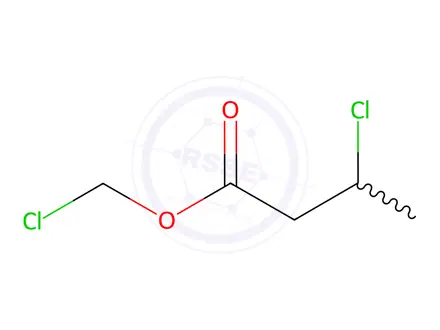 Chemical structure of Chloromethyl 3-chlorobutanoate