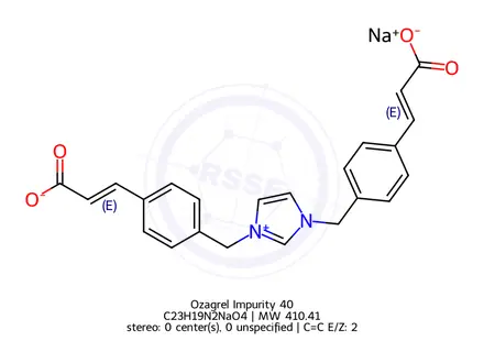 Chemical structure of Ozagrel Impurity 17 Sodium Salt