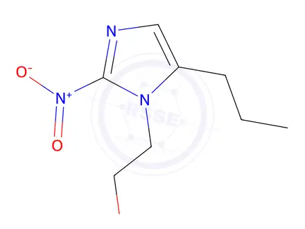 Chemical structure of 2-Nitro-5-propyl-1H-imidazole-1-ethanol