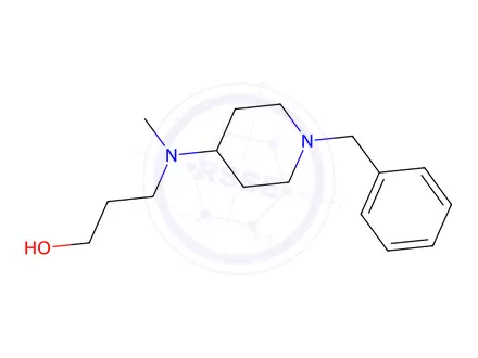 Chemical structure of 3-[(1-Benzylpiperidin-4-yl)(methyl)amino]propan-1-ol