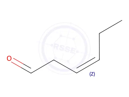 Chemical structure of (Z)-hex-3-enal
