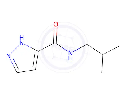 Chemical structure of N-isobutyl-1H-pyrazole-3-carboxamide