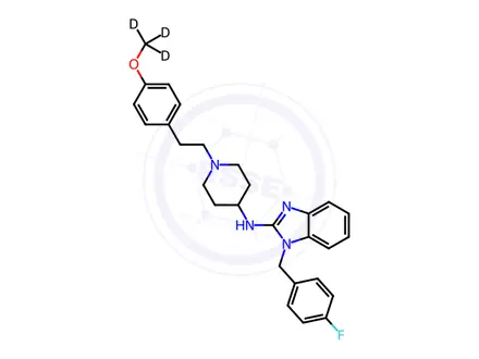 Chemical structure of Astemizole-d3