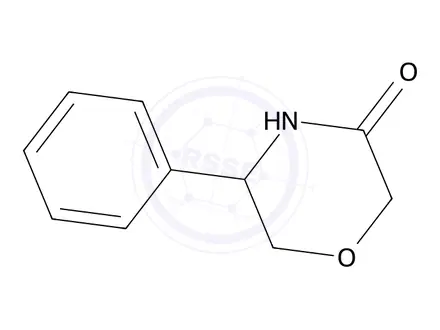 Chemical structure of 5-Phenylmorpholin-3-one