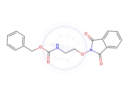 Chemical structure of Benzyl (2-((1,3-dioxoisoindolin-2-yl)oxy)ethyl)carbamate