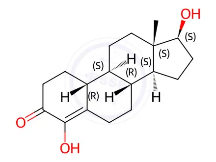 Chemical structure of 4-HydroxyNandrolone
