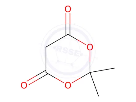 Chemical structure of Meldrum's acid