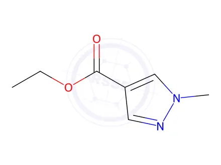 Chemical structure of ethyl 1-methyl-1H-pyrazole-4-carboxylate