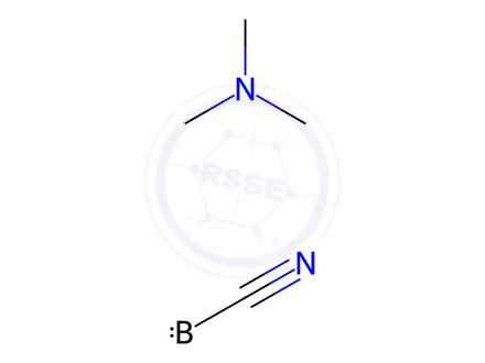 Chemical structure of trimethylamine cyanoborane