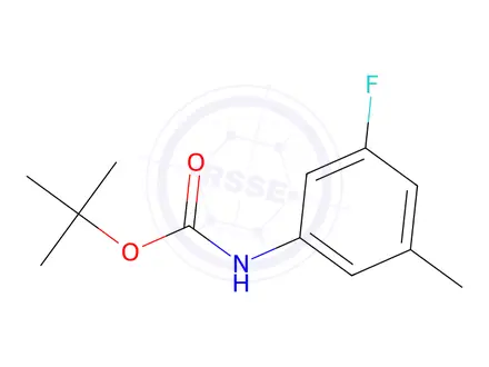 Chemical structure of tert-Butyl (3-fluoro-5-methylphenyl)carbamate