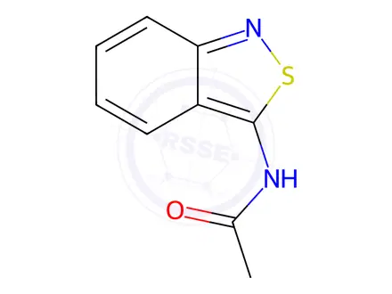 Chemical structure of N-(Benzo[c]isothiazol-3-yl)acetamide