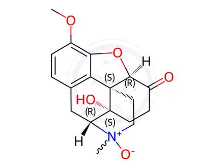 Chemical structure of Oxycodone Related Compound B CII(Secondary Standards traceble to USP)
