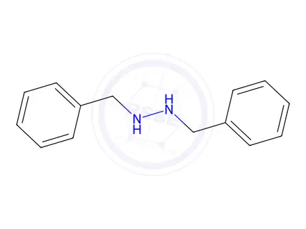 Chemical structure of Hydrazine,1,2-bis(phenylmethyl)-, monohydrochloride (9CI)