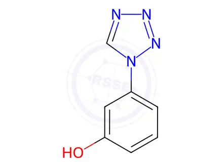 Chemical structure of 3-(1H-1,2,3,4-Tetrazol-1-yl)phenol