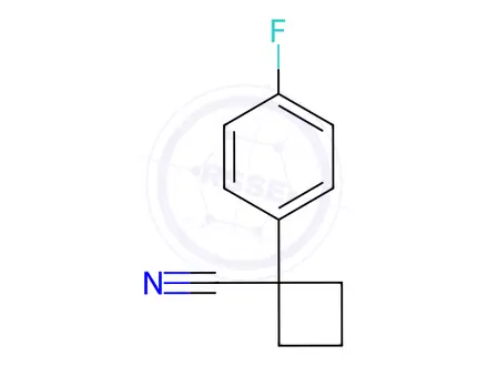 Chemical structure of 1-(4-Fluorophenyl)cyclobutane-1-carbonitrile