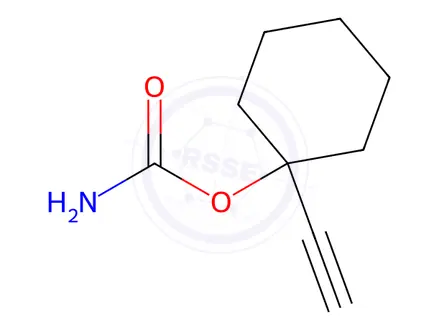Chemical structure of Ethinamate