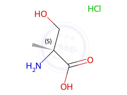 Chemical structure of 1.6. 2-METHYL-L-SERINE HYDROCHLORIDE