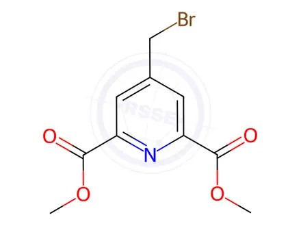 Chemical structure of 4-(Bromomethyl)-2,6-pyridinedicarboxylic Acid 2,6-Dimethyl Ester