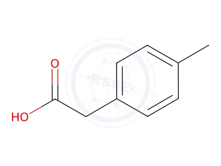 Chemical structure of P-Methylphenylacetic Acid