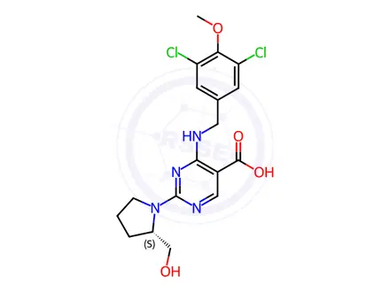 Chemical structure of Avanafil Impurity 174