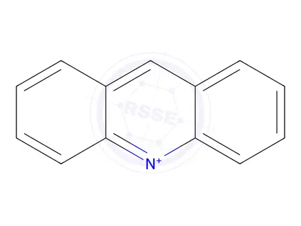 Chemical structure of N-methylacridine