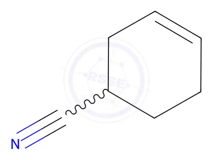 Chemical structure of 4-Cyano-1-cyclohexene
