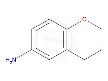 Chemical structure of 3,4-dihydro-2H-1-benzopyran-6-amine