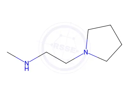 Chemical structure of Methyl-(2-pyrrolidin-1-yl-ethyl)-amine