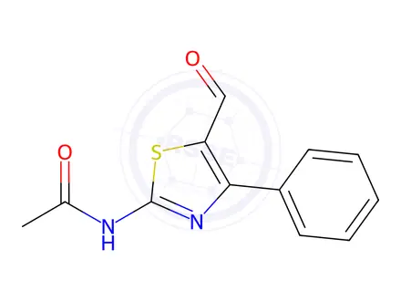 Chemical structure of N-(5-Formyl-4-phenylthiazol-2-yl)acetamide
